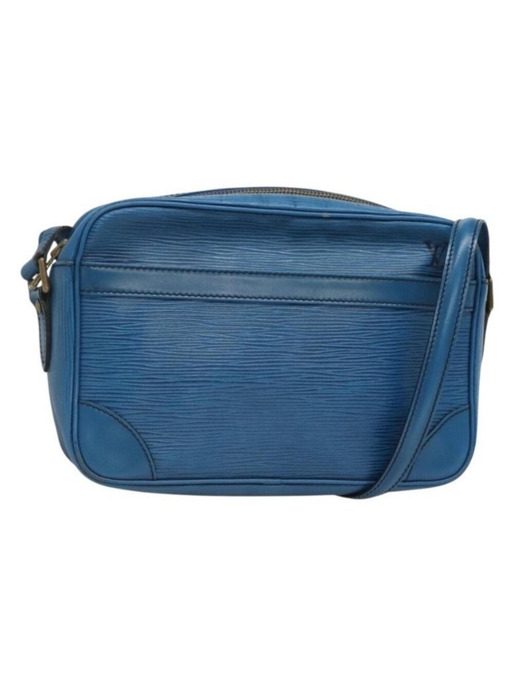 Authentic LOUIS VUITTON Epi Trocadero 23 Shoulder Bag Blue M52305 LV